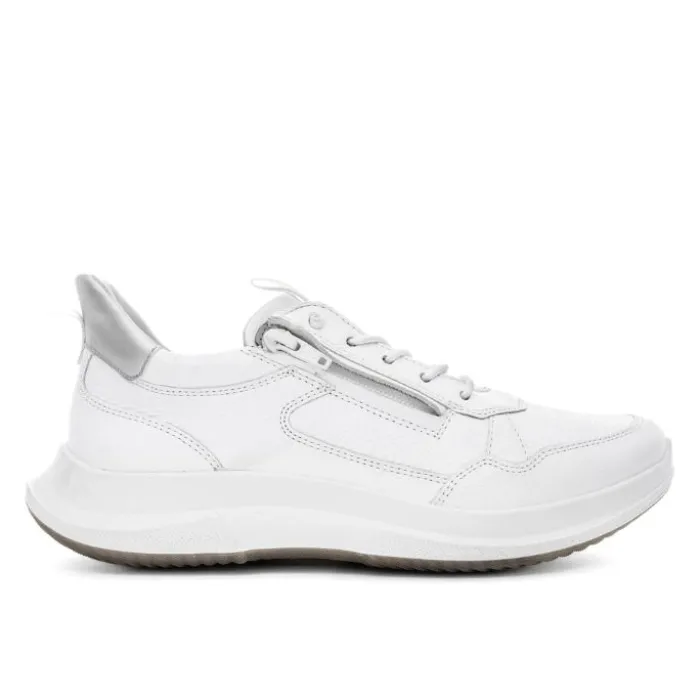 Ara Motion H-Width White/Silver Women