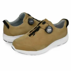 Klaveness Frida Shoe Velour BOA Camel Women