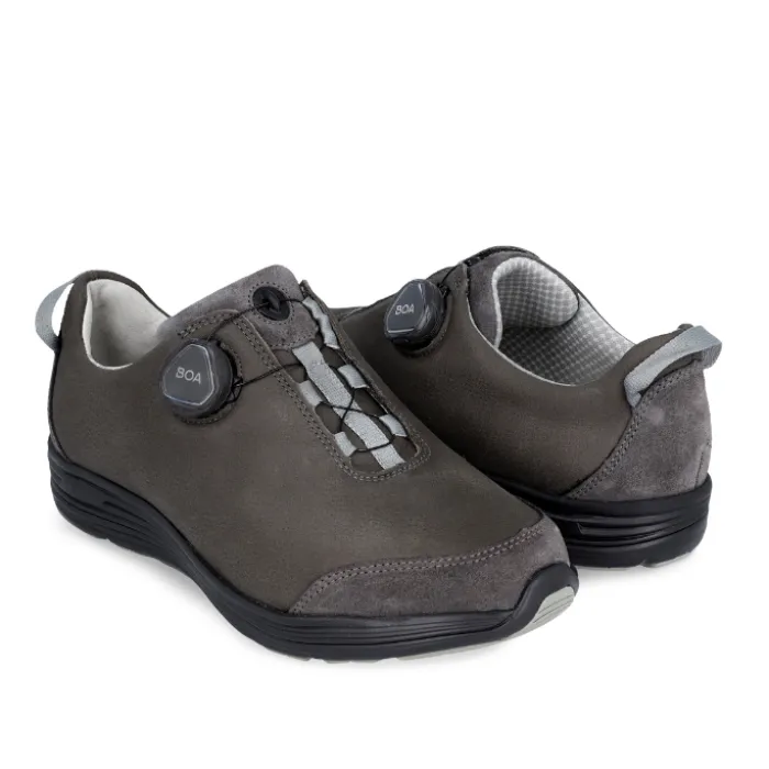 Klaveness Frida Shoe Velour BOA Grey Women