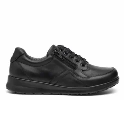 New Feet Lace & Zipper Black Women