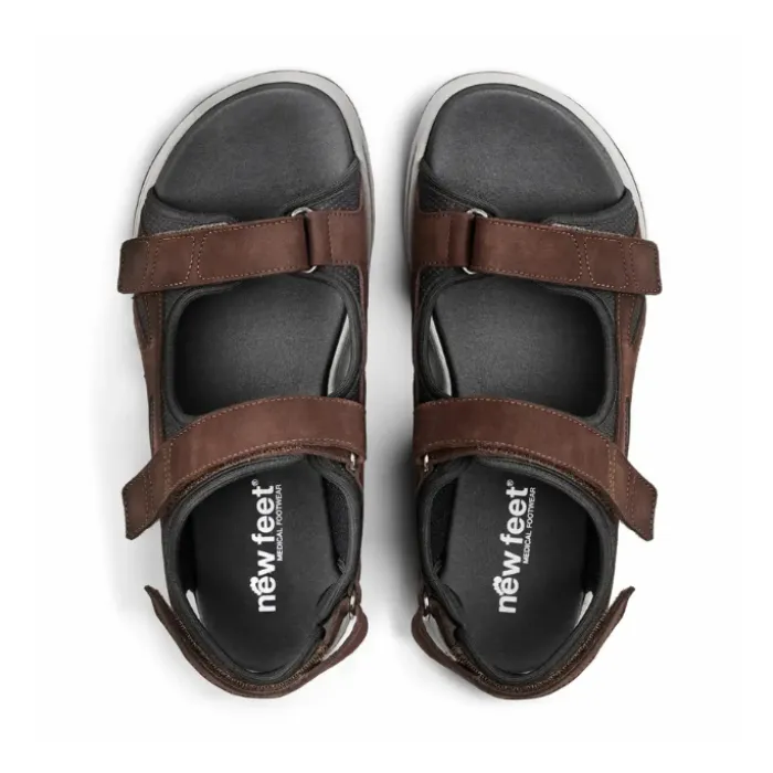 New Feet Sandal Sport Brown Men