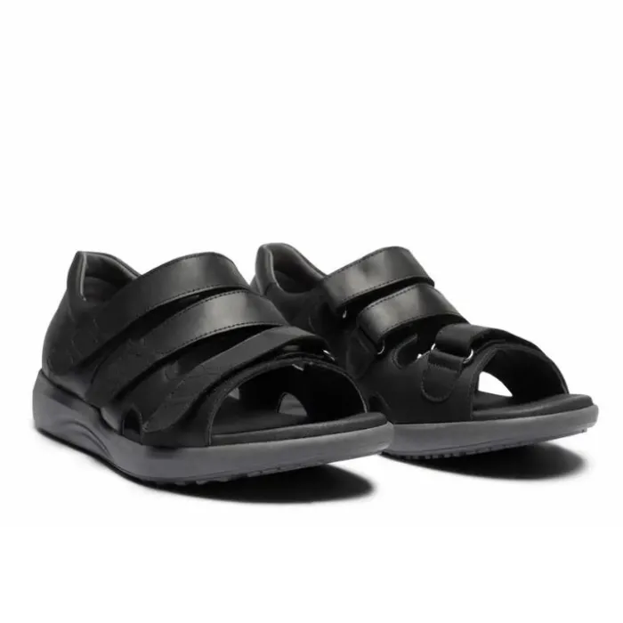 New Feet Sandal With Heelcap Black Men