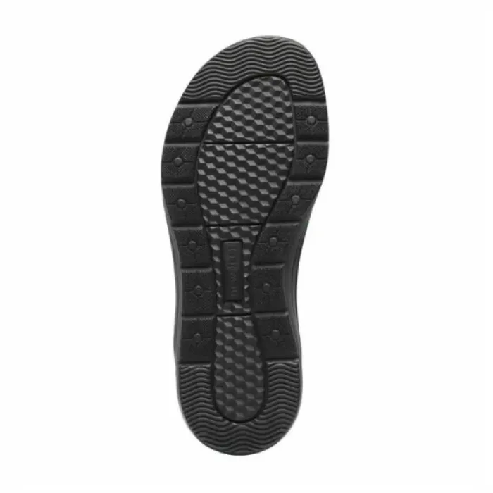 New Feet Velcro Leather/Stretch Black Men