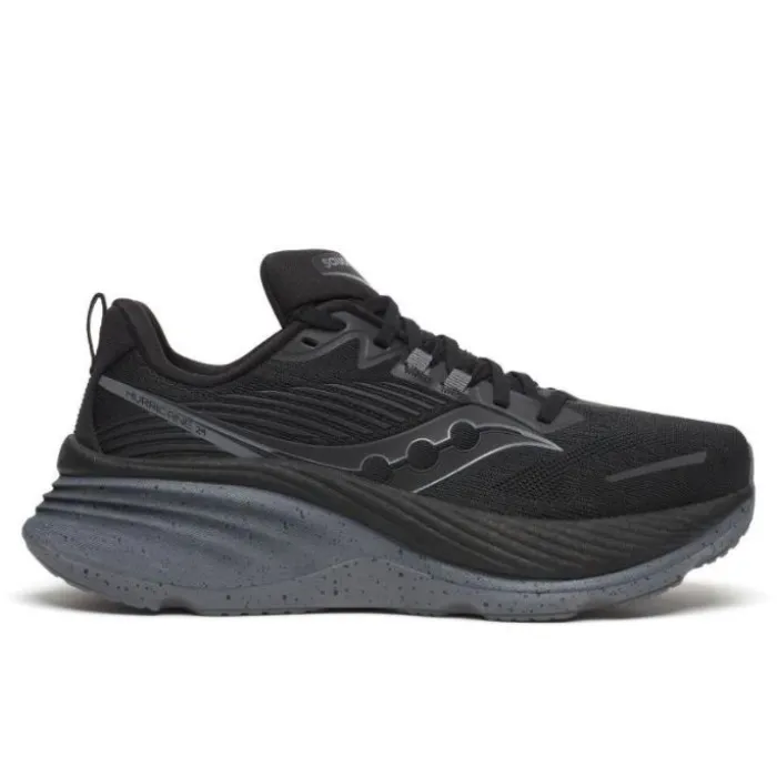 Saucony Hurricane 24 Medium Black/Shadow Men