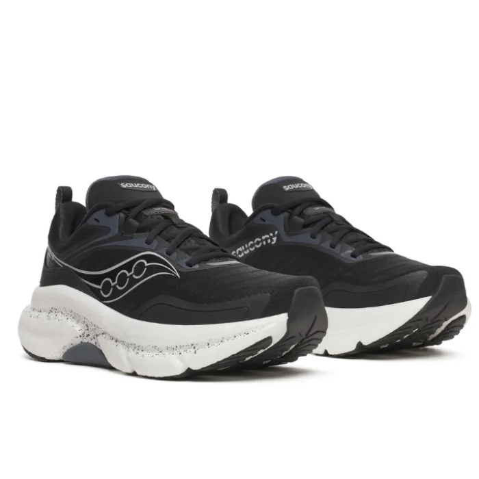 Saucony Omni 23 ST Wide Black/Silver Men